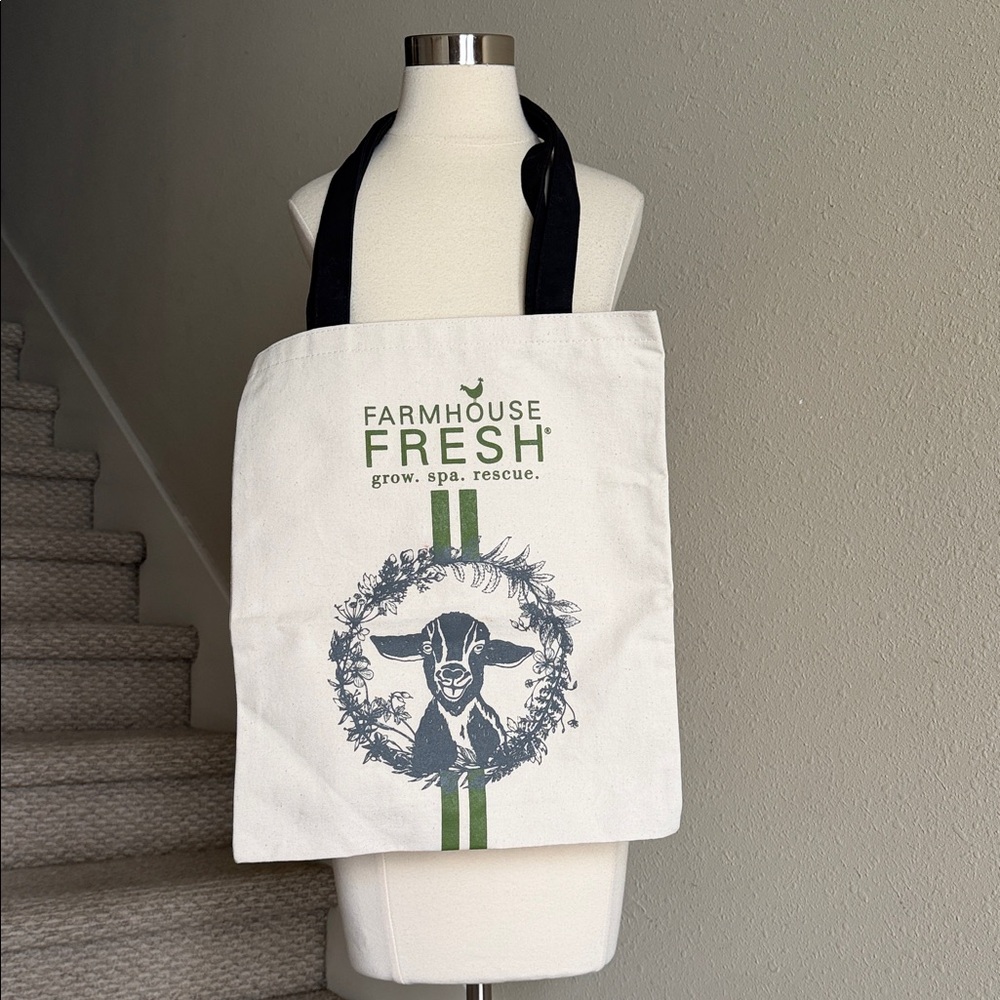 NWOT Farmhouse Fresh Canvas Tote Bag
